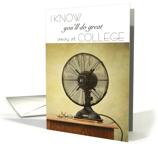 Number 1 Fan Thinking of You Away at College card (1353010)