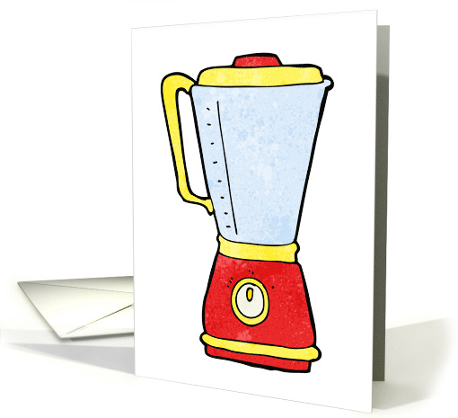 Tonsillectomy Blender Solid Foods Humor Get Well card (1376884)