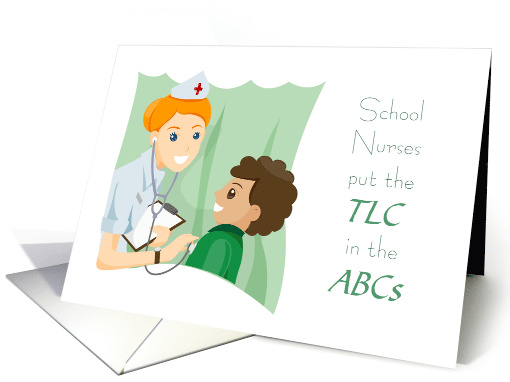 School Nurse Appreciation Day Put the TLC in the ABCs card (1525046)