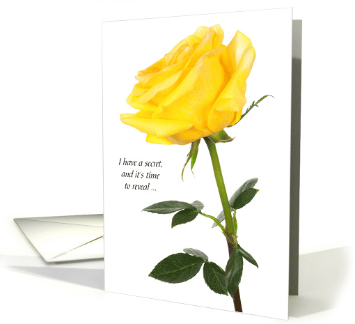 Yellow Rose Secret Sister Reveal Can't Conceal card (1568754)
