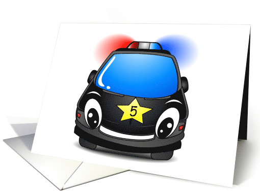 Police Car 5th Birthday APB All-Points Bulletin Birthday... (1581658)