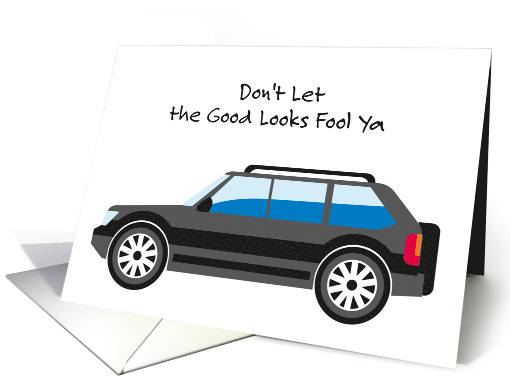 Black SUV New Car Good Looks Business Outside Party Inside card