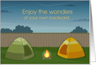 Backyard Camping...