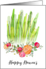 Spring Flowers and Grass Happy Nouruz Persian New Year card