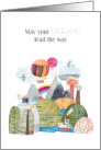 Birthday Wishes Dreams for Traveler card