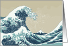 The Great Wave off Kanagawa by Hokusai card