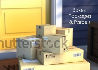 Boxes at Frontdoor...