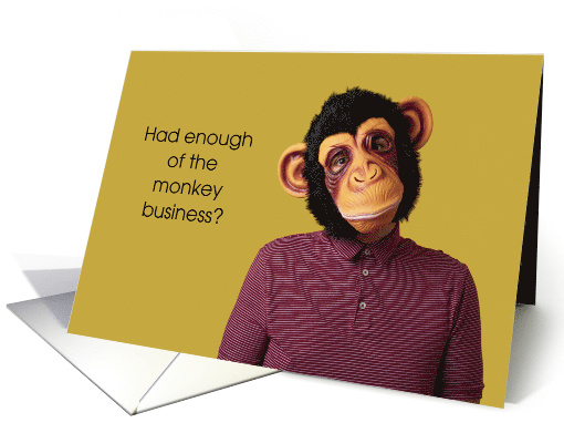 New Job Monkey Business Congratulations card (1766296)