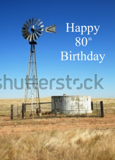 80th Birthday Wind...