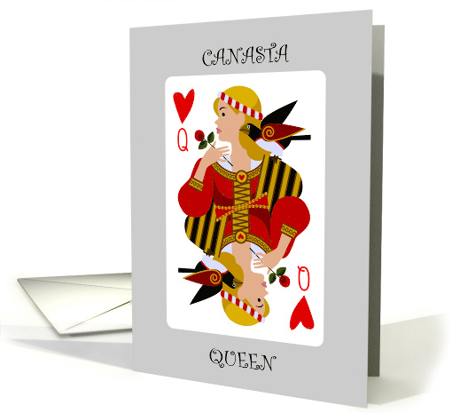 Canasta Queen Birthday Reign Natural Humor card (1865030)
