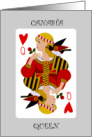 Canasta Queen Birthday Reign Natural Humor card