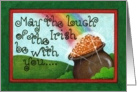 Luck of the Irish card