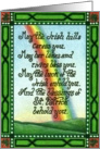 Irish Blessing card