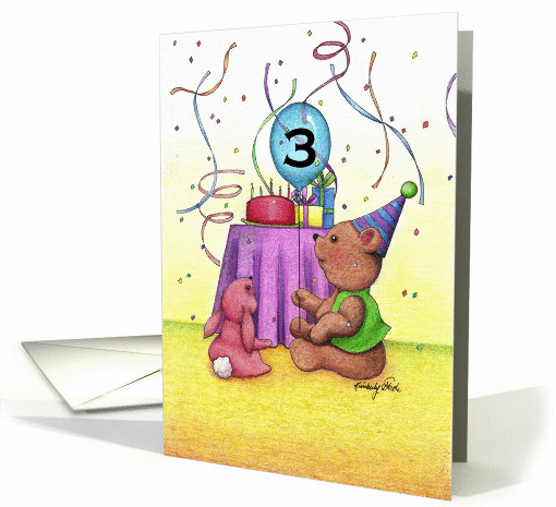 Happy birthday 3 card (279177)