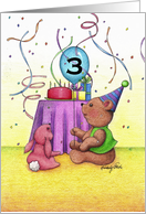 Happy birthday 3 card