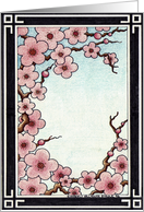 cherry blossoms card