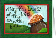 Luck of the Irish card