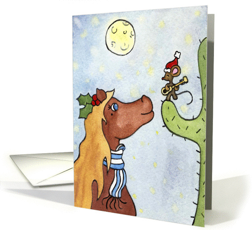 Mouse Serenade card (115100)