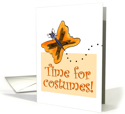 Orange and Brown Buttercat card (861603)