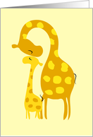 Giraffes card