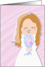 Blushing Bride card