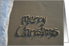 Merry Christmas - Beach & Sand card