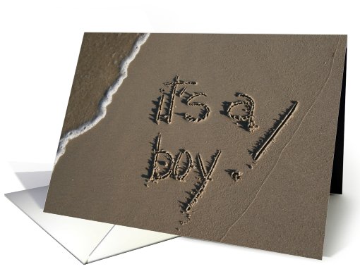 it's a boy! card (481555)