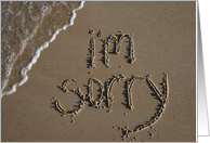 I’m sorry - beach & sand card