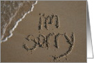 I’m sorry - beach & sand card