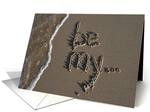 be my... - beach & sand card (481573)