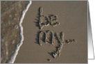 be my best man - beach & sand card