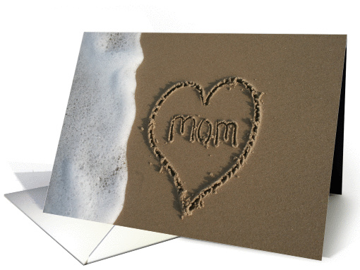 mom... written in sand card (924373)