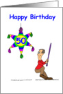 50th Birthday - Hitting 50 card