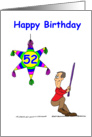 52nd Birthday - Hitting 52 card