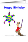 59th Birthday - Hitting 59 card