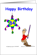 84th Birthday - Hitting 84 card
