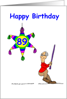 89th Birthday - Hitting 89 card