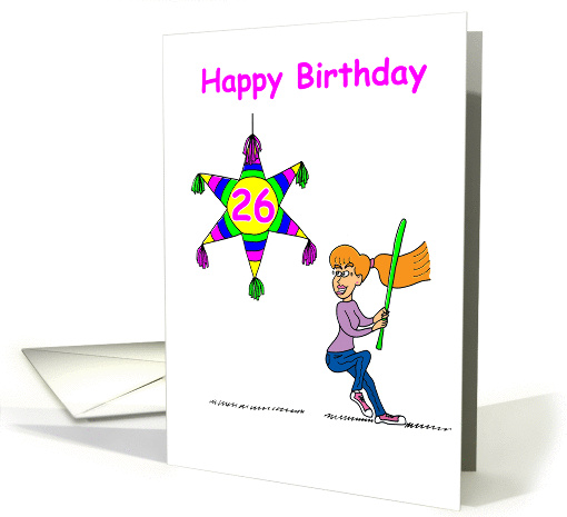 26th Birthday - Hitting 26 card (109511)