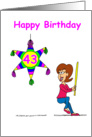 43rd Birthday - Hitting 43 card