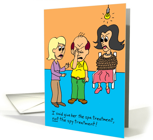 Mother's Day - Spy Treatment card (41952)