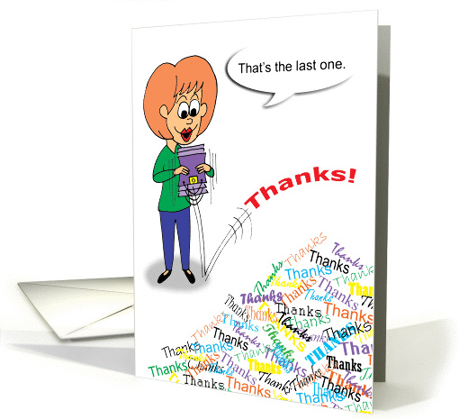 Thank You - All My Thanks card (43079)