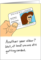 Birthday - Still Get Carded card