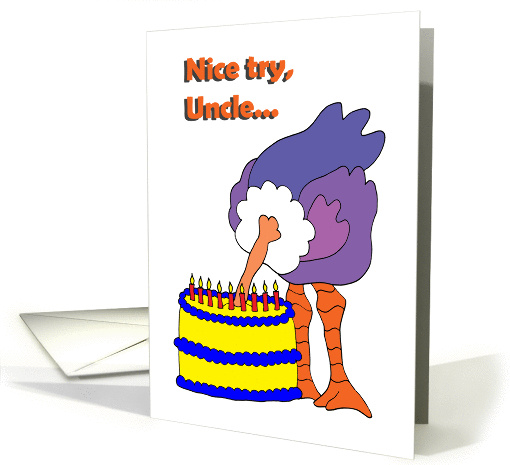 Uncle Birthday - Can't Hide card (55064)