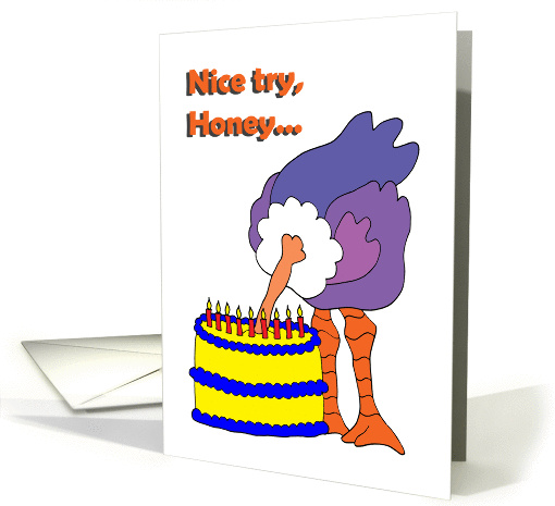 Husband Birthday - Can't Hide card (55250)
