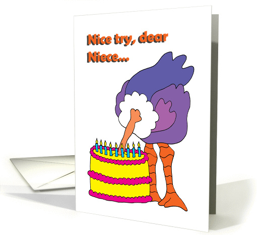 Niece Birthday - Can't Hide card (55256)