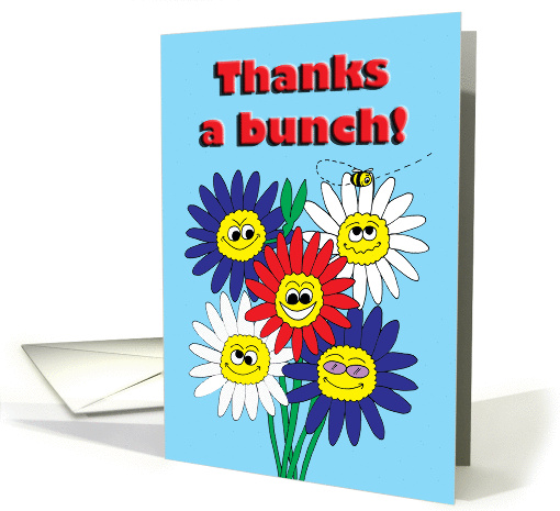Support Our Troops - Thanks a Bunch card (58001)