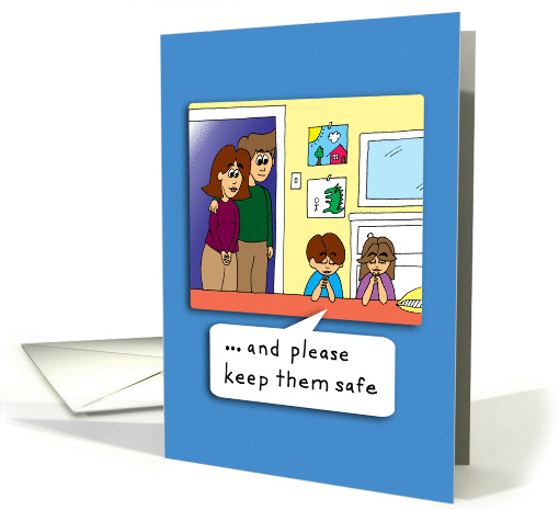 Support Our Troops - In Our Prayers card (58434)