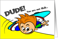Birthday for him - Youth free card