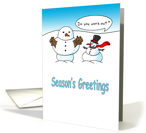 Season's Greetings - Pumped Up card (85328)