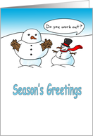 Season’s Greetings - Pumped Up card